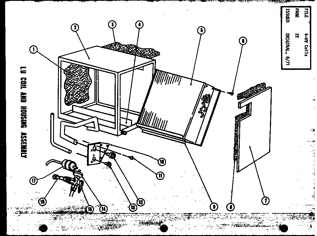 Amana EA48X/P52801-5C lu coil and housing assembly (luh3/p53794-2c) (luh4/p53794-3c) (luh5/p53794-4c) diagram