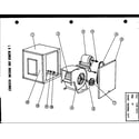 Amana RF4,5/P53802-2C lb blower and housing assembly (lb2,3a/p53798-3c) (lb4,5a/p53798-4c) (lb4,5h/p53798-5c) diagram