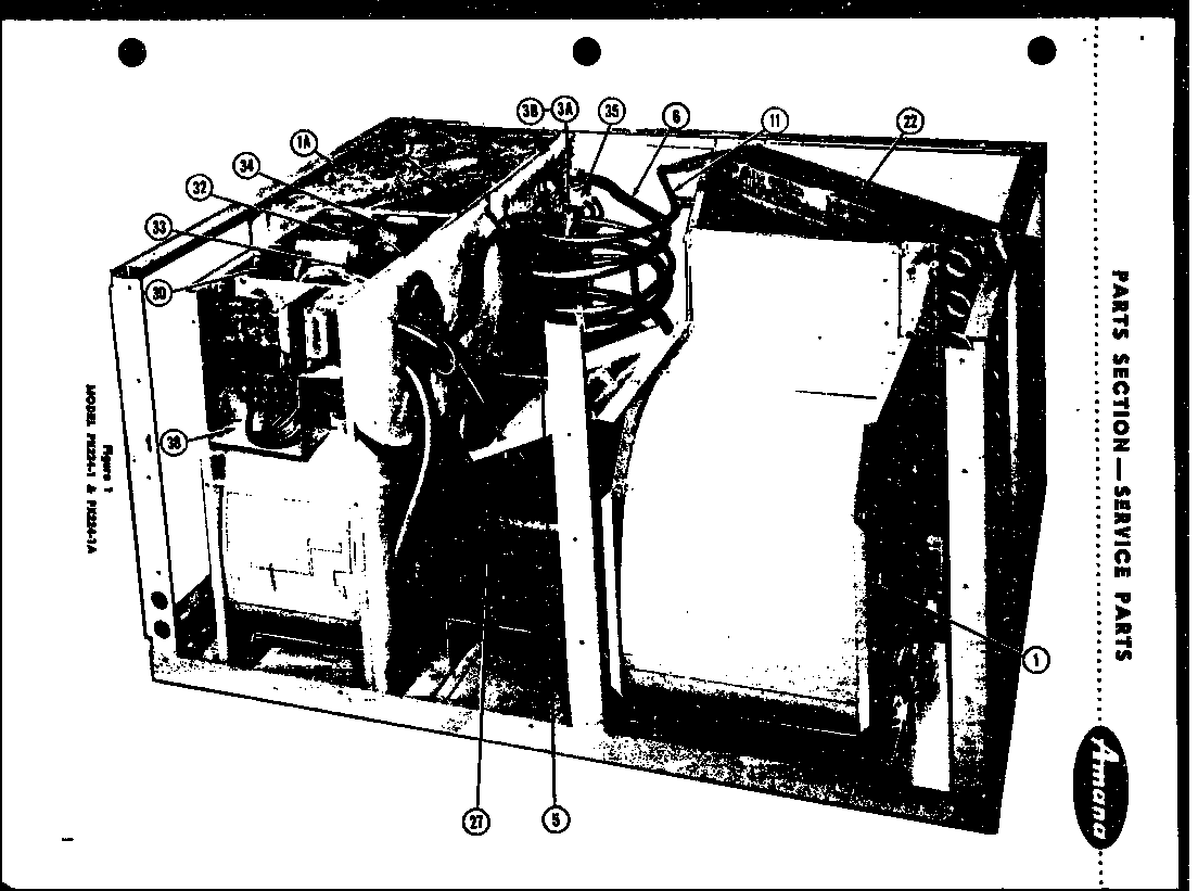 Amana PK448T-1 (pk224-1) (pk224-1a) (pk336-1) (pkh224-1) (pkh336-1) (pkh336-1a) (pk448t-1) (pk560t-1) (pkh448t-1) (pkh448t-1a) (pkh560t-1) diagram