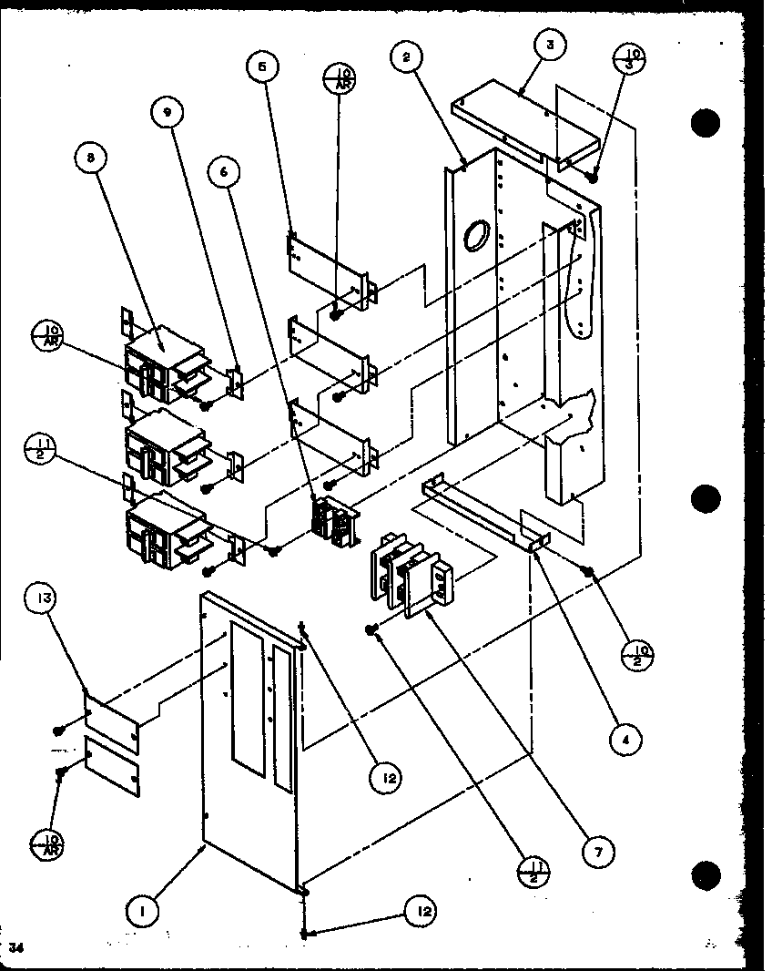 Amana PHK120/P9828401C (d9836801) (d9836802) diagram