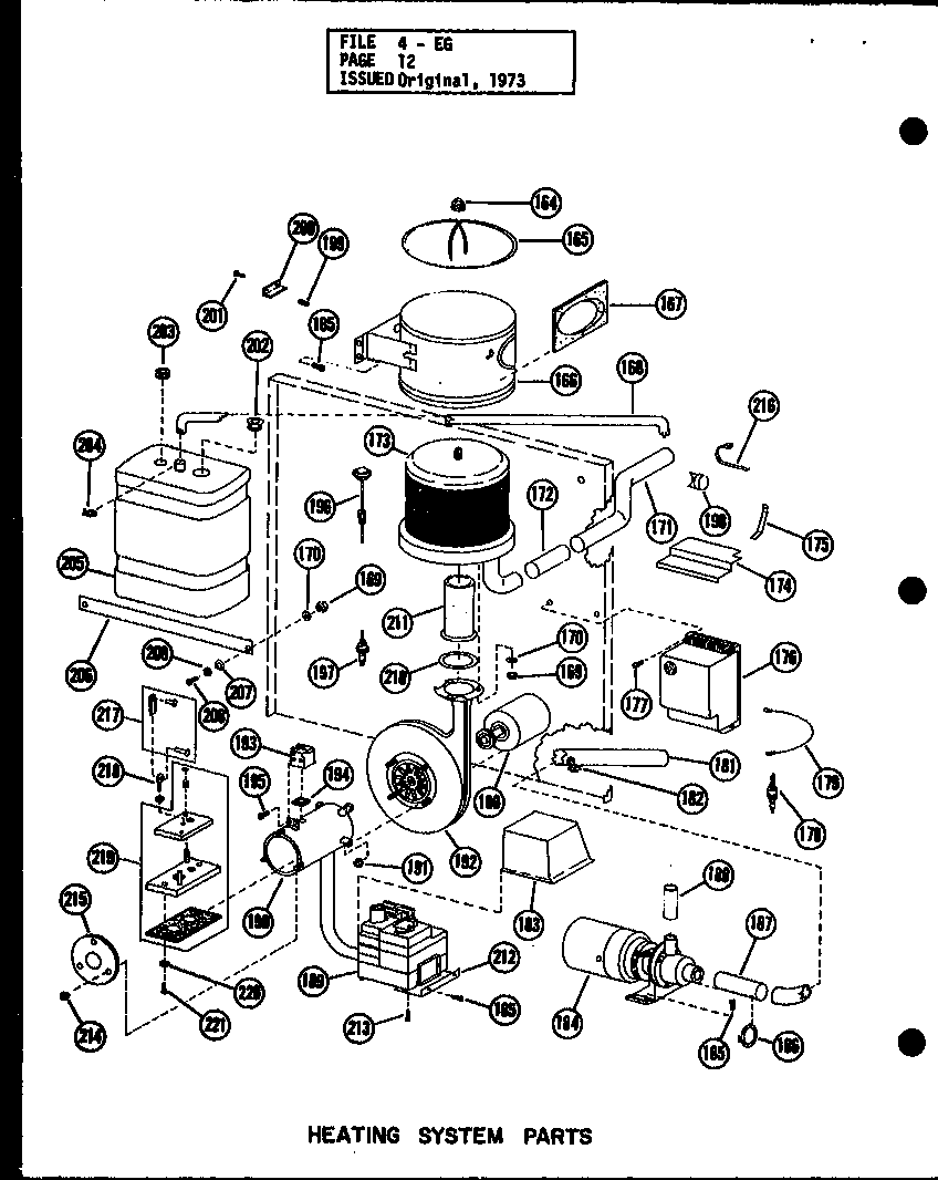 Amana EG5,12-3/P54629-12C heating system parts (eg2,12-1/p54688-7c) (eg2.5,12-1/p54688-6c) (eg3,12-1/p54688-5c) diagram