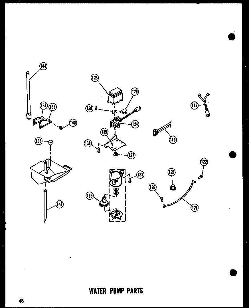 Amana EIM5-H-P60119-2W water pump parts diagram