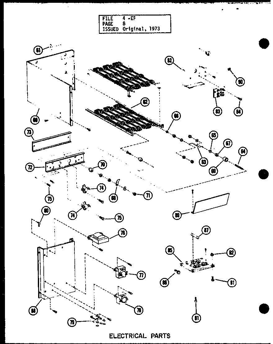 Amana EFS-0936-1A/P96220-10F electrical parts (efs-0919-1a/p96220-15f) (efs-0929-1a/p96220-16f) (efs-0936-1a/p96220-10f) diagram