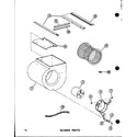 Amana EFL-20122-1A/P96450-8F blower parts (efs-0919-1a/p96220-27f) (efs-0929-1a/p96220-28f) (efs-0936-1a/p96220-29f) (efs-1436-1a/p96220-23f) (efs-1453-1a/p96220-24f) (efs-1470-1a/p96220-25f) (efs-1487-1a/p96220-26f) diagram