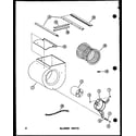 Amana EFL-20122-1A/P96450-8F blower parts (efs-1436-1a/p96450-1f) (efs-1453-1a/p96450-2f) (efs-1470-1a/p96450-3f) (efs-1487-1a/p96450-4f) diagram