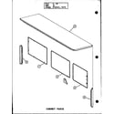 Amana OH-125/P96288-5F cabinet parts (os-85-3/p96291-5f) (os-100/p96291-1f) (os-100-3/p96291-2f) (os-125/p96291-3f) (os-125-4/p96291-4f) (os-150/p96317-1f) (os-200/p96317-2f) (os-250/p96317-3f) (os-335/p96317-4f) diagram