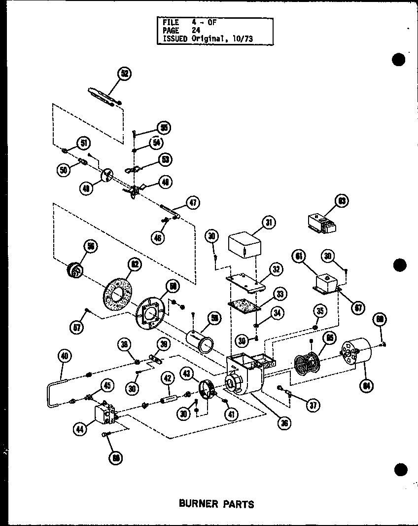 Amana OC-125-4/P96290-4F burner parts (os-85-3/p96291-5f) (os-100/p96291-1f) (os-100-3/p96291-2f) (os-125/p96291-3f) (os-125-4/p96291-4f) (os-150/p96317-1f) (os-200/p96317-2f) (os-250/p96317-3f) (os-335/p96317-4f) diagram
