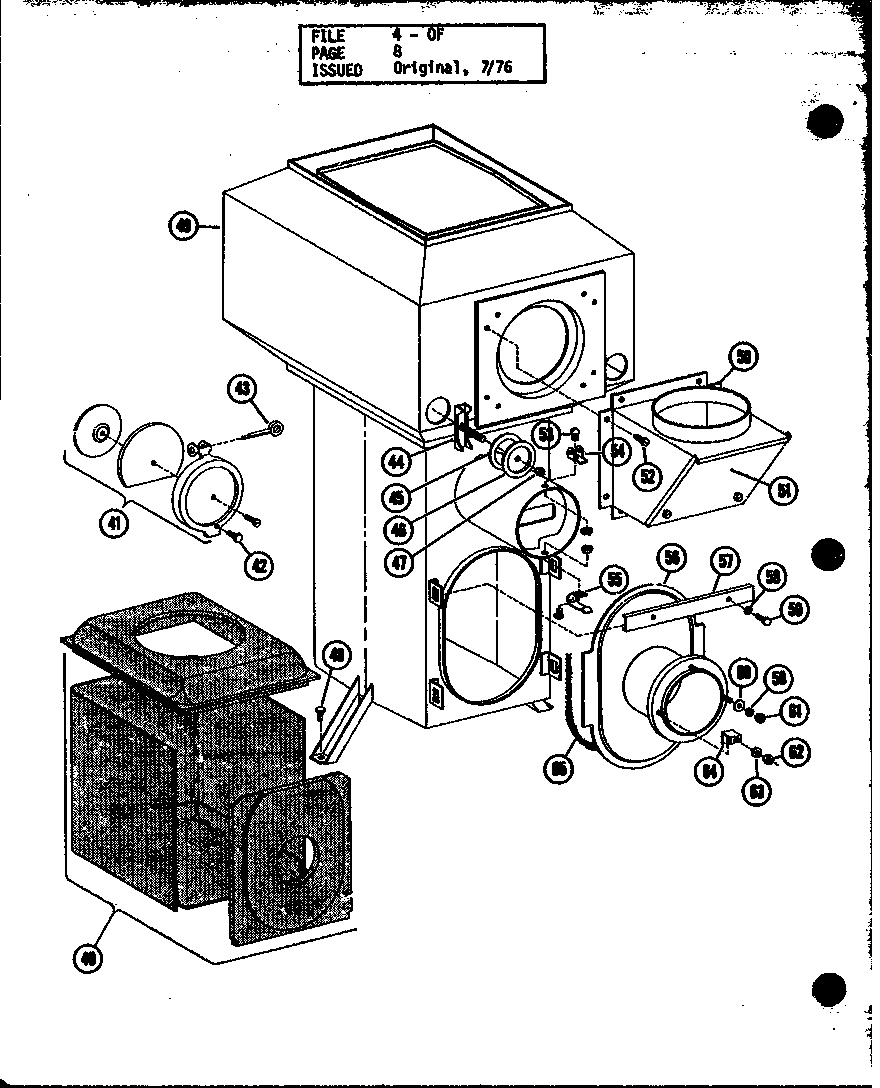 Amana OH-112-DE/P96363-2F (ol112de/p96364-1f) (ol112df/p96364-6f) diagram
