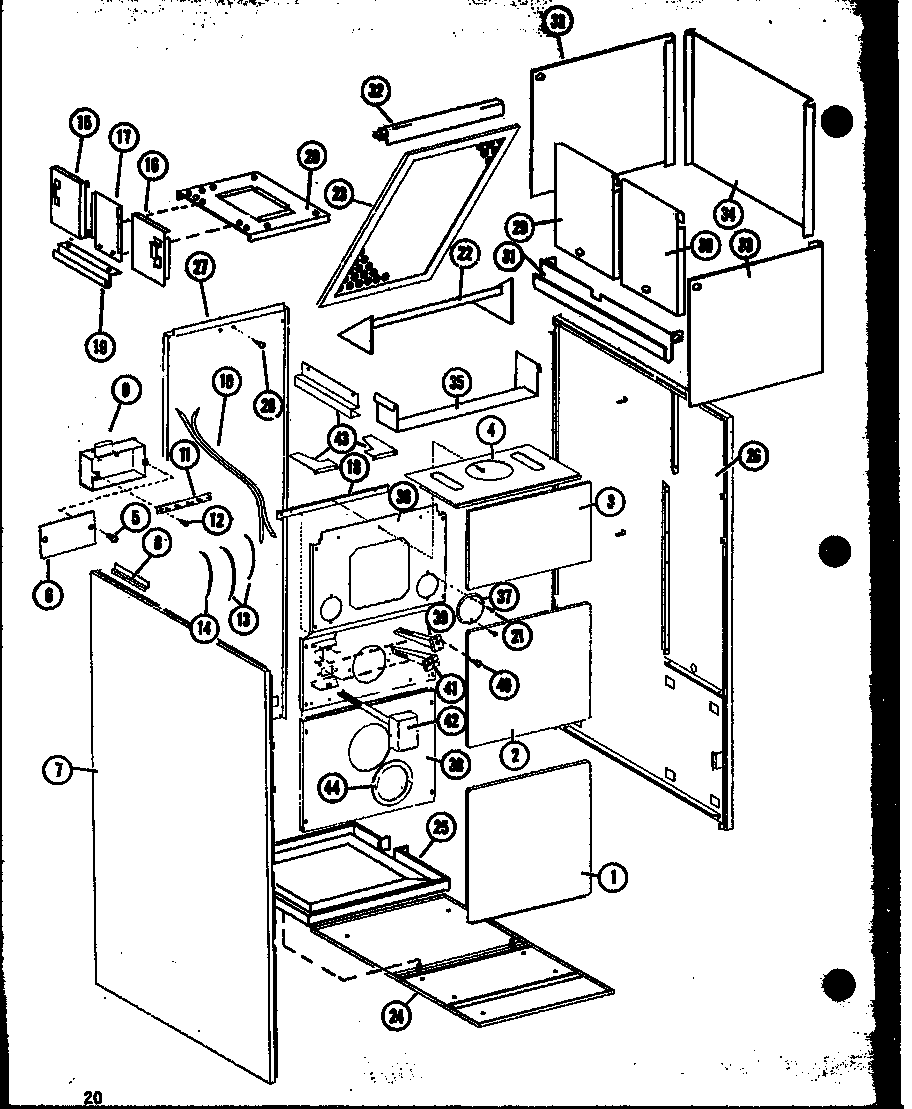 Amana OC112DW/P96416-2F (oc84dw/p96416-1f) (oc112dw/p96416-2f) diagram