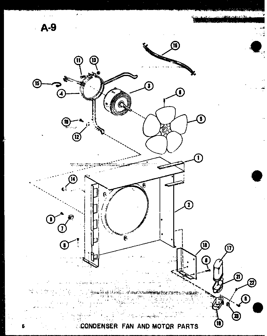 Amana CR2-1/P67850-3C condenser fan and motor parts (cr1.5-1/p67850-1c) (cr2-1/p67850-2c) (cr2-1/p67850-3c) (cr2.5-1/p67850-4c) (cr2.5-1/p67850-5c) (cr3-1/p67850-6c) diagram