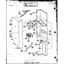 Amana CRF1.5-1J/P54881-1C control panel parts diagram