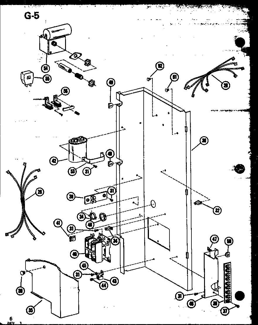 Amana CRF2.5-1J/P55200-18C control panel diagram