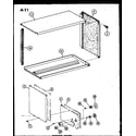 Amana SCFC48HOH-A/P68598-8C cabinet parts diagram