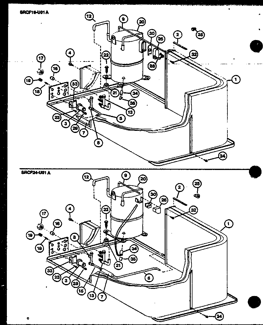 Amana SRCF24U01A/P6917203C (srcf18u01a/p6917220c) (srcf24u01a/p6917230c) diagram