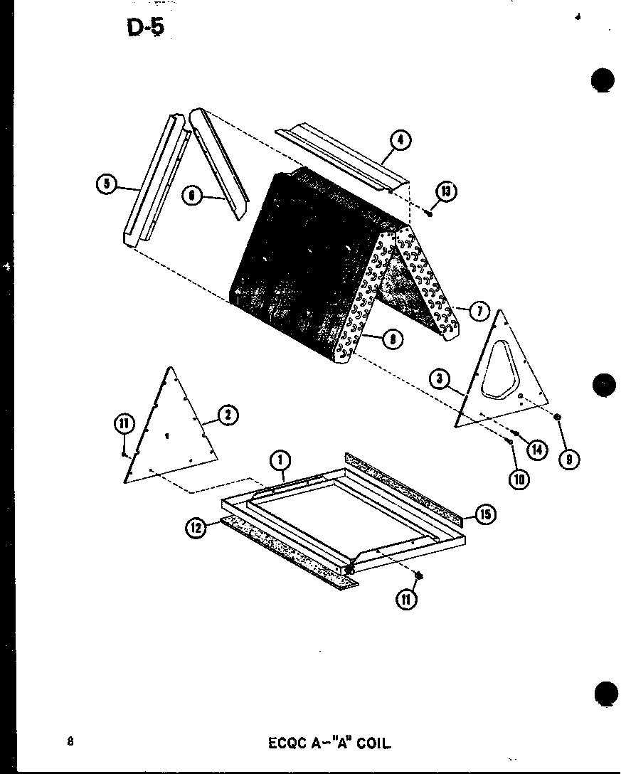 Amana ECFC18A0M-B/P67487-1C ecqc a-"a" coil (ecqc36alm-a/p52801-21c) (ecqc42alm-a/p52801-22c) (ecqc36a0v-a/p54919-10c) (ecqc42a0v-a/p54919-11c) (ecqc24a0v-a/p55421-3c) (ecqc28a0v-a/p55421-4c) diagram