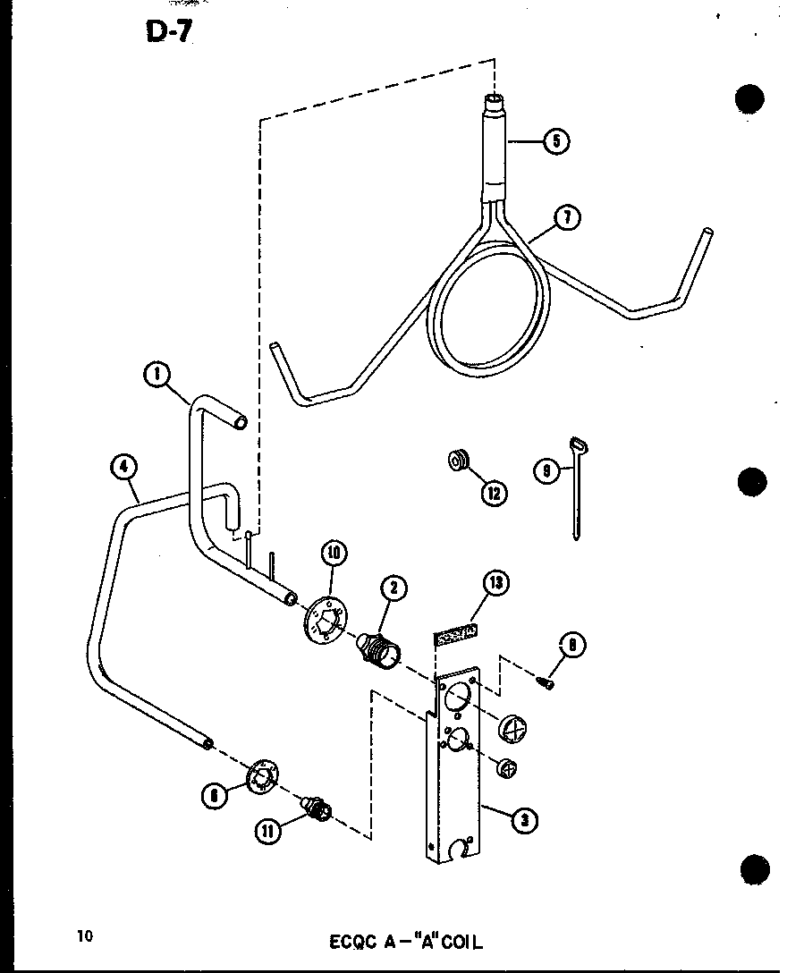 Amana ECFC18A0M-B/P67487-1C ecqc a-"a" coil (ecqc36alm-a/p52801-21c) (ecqc42alm-a/p52801-22c) (ecqc36a0v-a/p54919-10c) (ecqc42a0v-a/p54919-11c) (ecqc24a0v-a/p55421-3c) (ecqc28a0v-a/p55421-4c) diagram