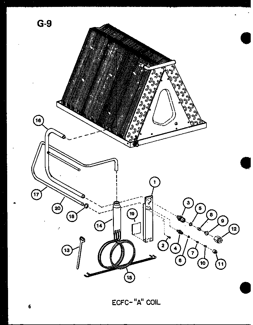 Amana ECFC24AOM-C/P67487-9C ecfc- "a" coil (ecfc24aom-c/p67487-9c) (ecfc30aom-c/p67487-10c) diagram