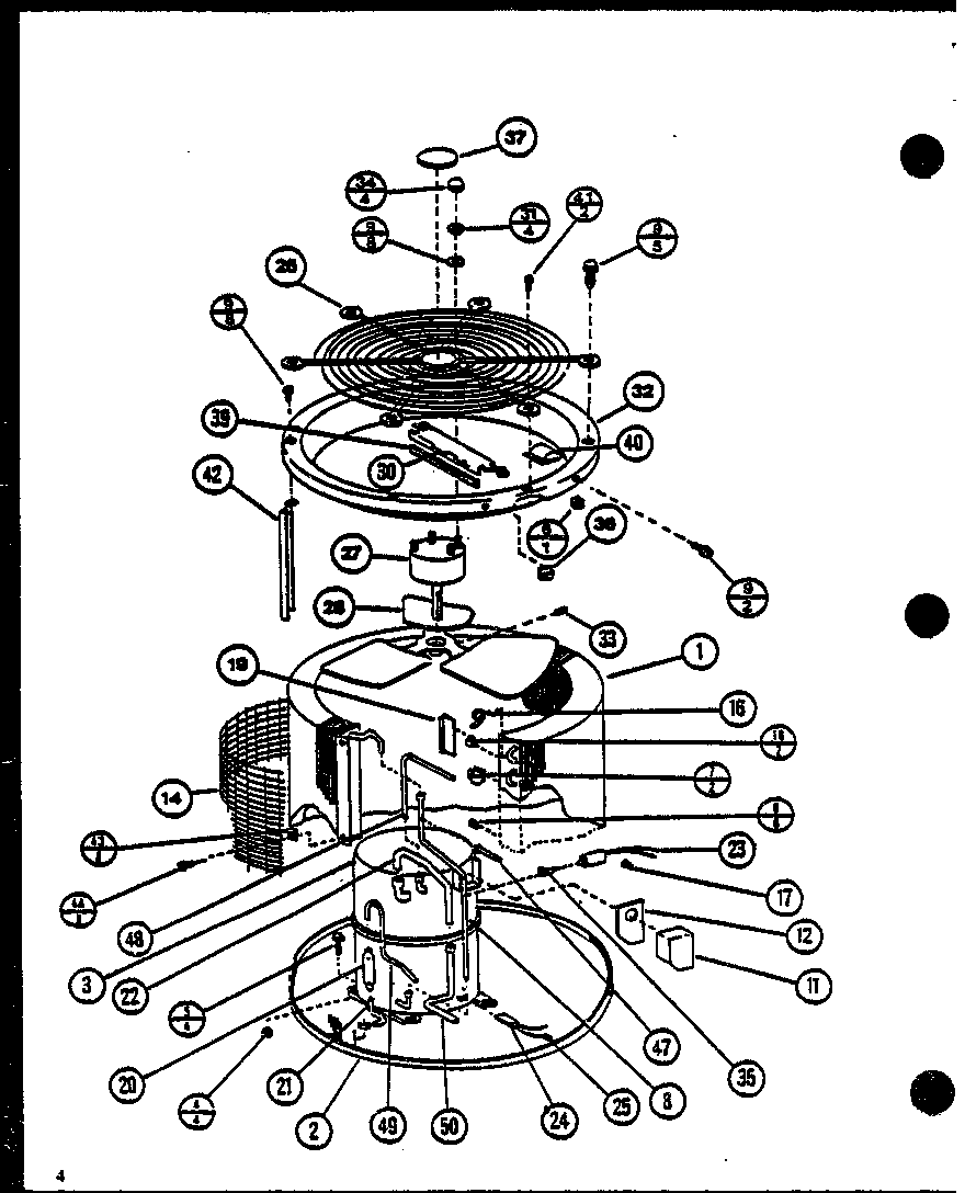 Amana VRCF60U03A/P9917949C preformed condenser assembly diagram