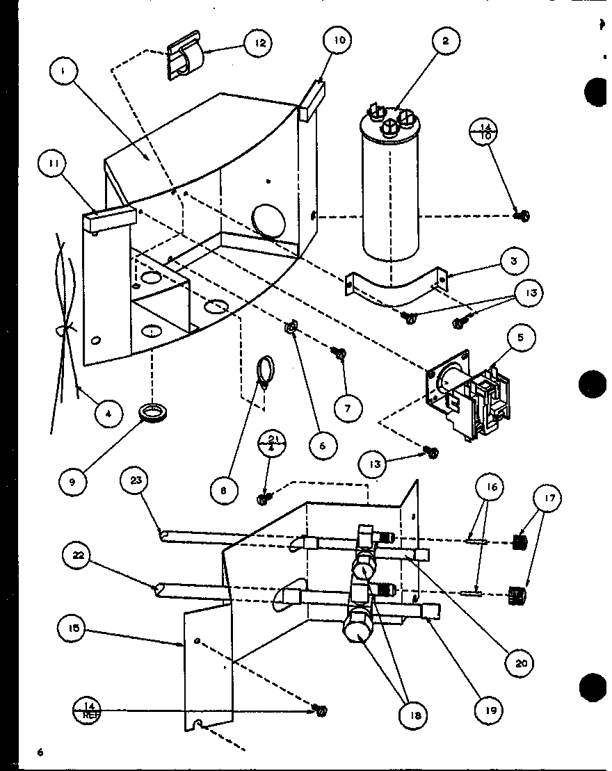 Amana VRCF36U01D/P1106804C control box diagram