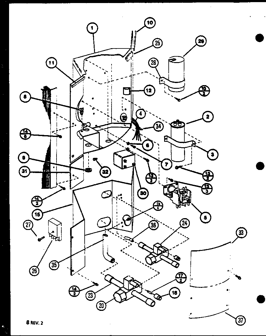 Amana ARCF60U01D/P9885208C (arcf42u01b/p9917917c) (arcf48u01b/p9917918c) (arcf60u01b/p9917919c) (arcf42u01d/p9885205c) (arcf48u01d/p9885206c) (arcf60u01d/p9885208c) (arcf60u01e/p1128001c) diagram