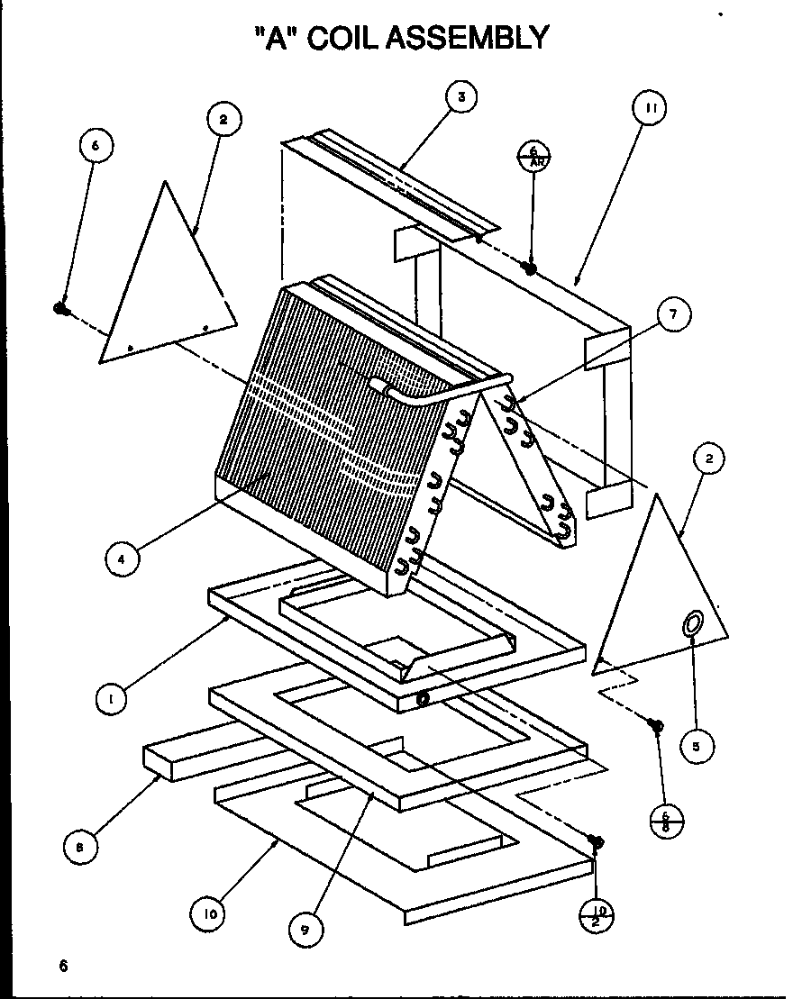 Amana BCEA48T002A/P1101508C "a" coil assembly diagram
