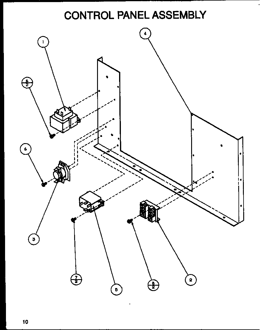 Amana BCEA48T002A/P1101508C control panel assembly diagram
