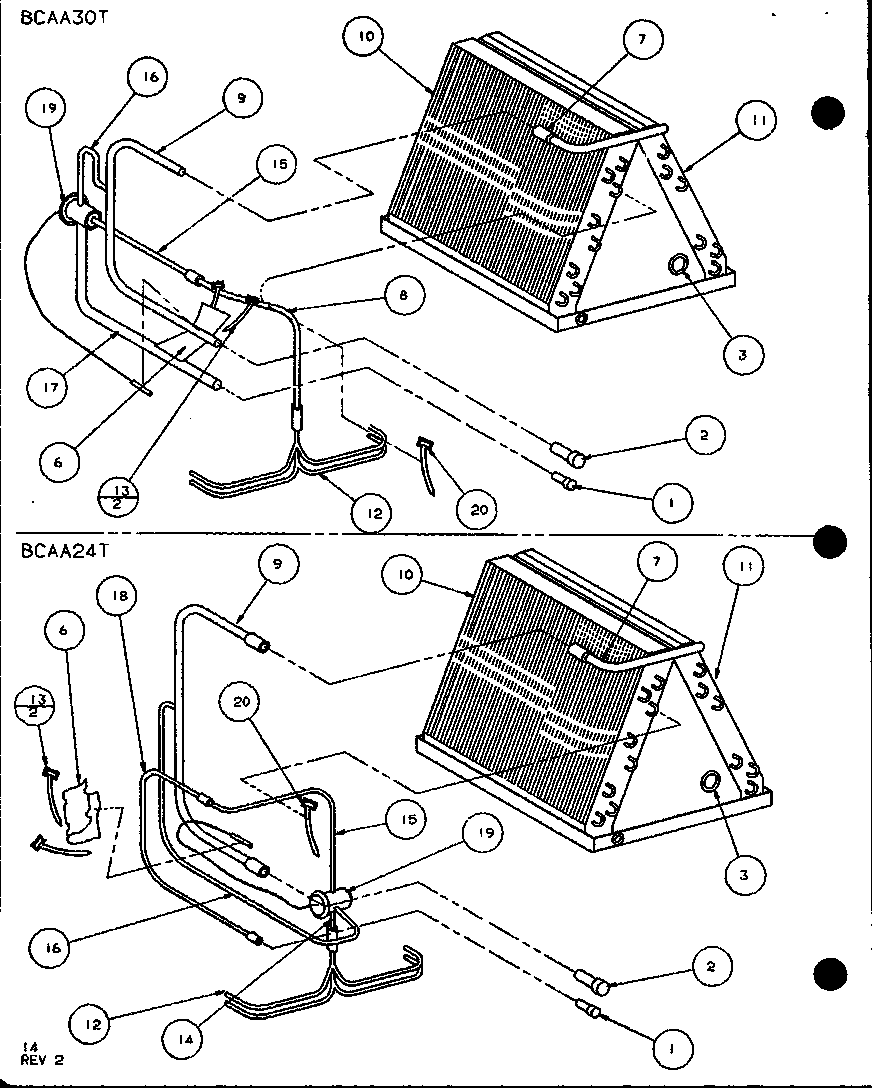 Amana BCAA18C002A/P1102001C (bcaa24t002a/p1102005c) (bcaa30t002a/p1102006c) diagram