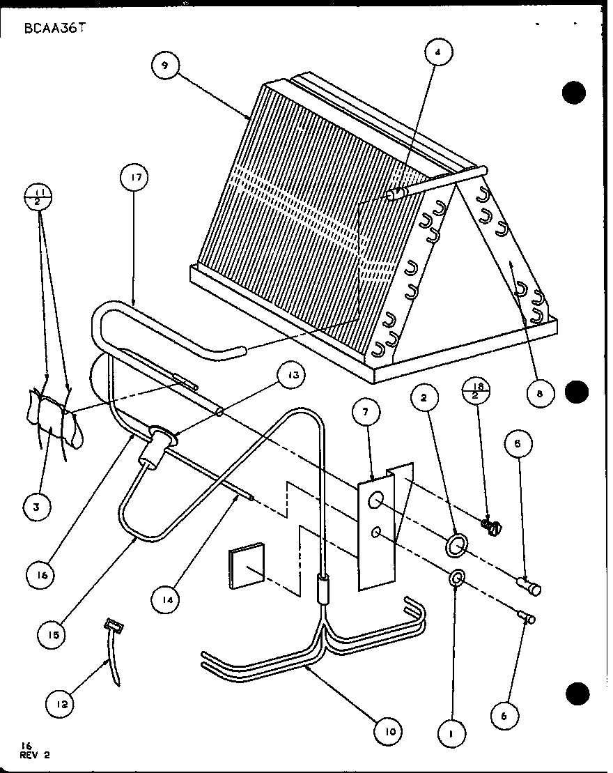 Amana BCAA18C002A/P1102001C (bcaa36t002a/p1102004c) diagram