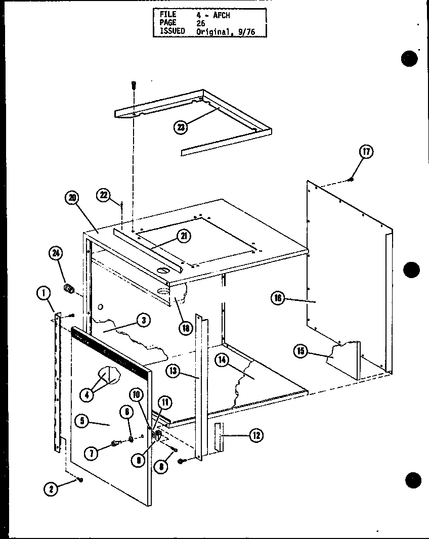 Amana AFCH5025-1W/P55680-9C (afch2000-v1w/p55891-1c) (afch2005-v1w/p55891-2c) diagram