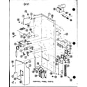 Amana RHQ3600-1B/P67850-15C control panel parts diagram