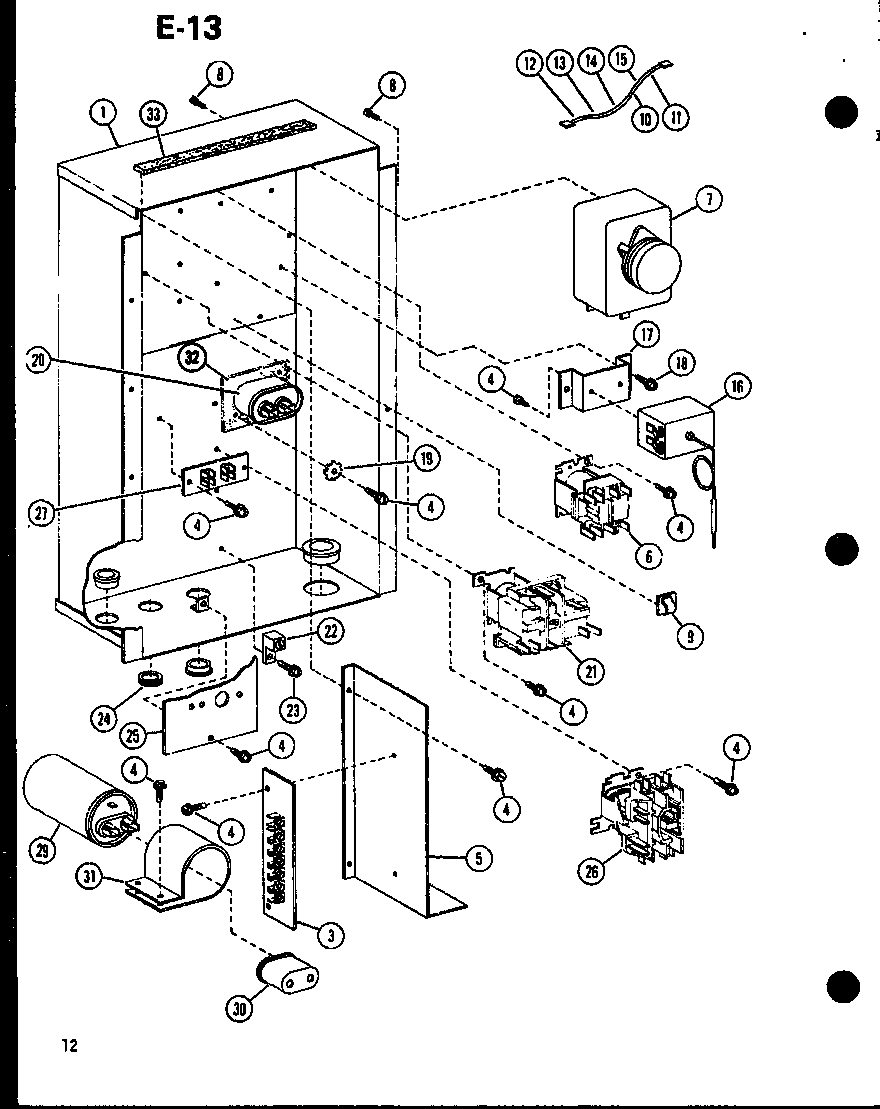Amana ERQH18-W01B/P68522-1C (erhq24-w01b/p68522-2c) (erhq30-w01b/p68522-3c) (erhq36-w01b/p68522-4c) (erhq18-w01b/p68522-1c) diagram