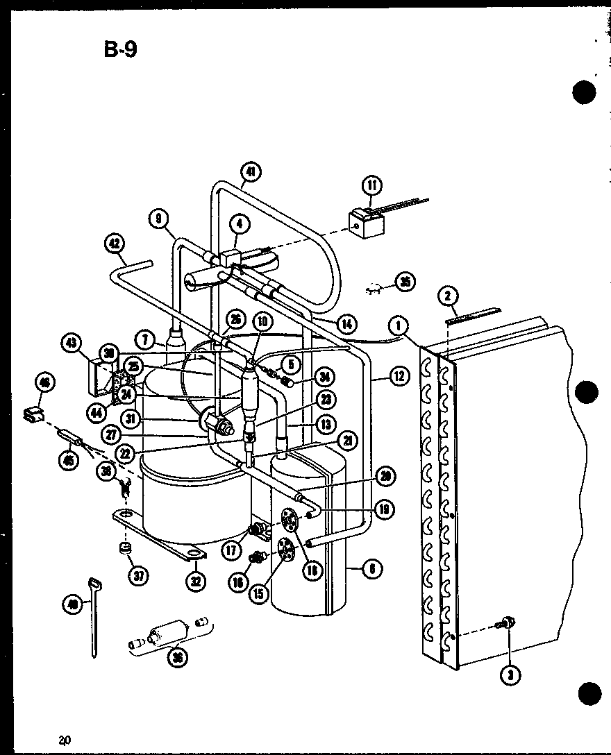 Amana ERHQ30-W01C/P68522-7C (erhq42-w01c/p68056-6c) (erhq48-w01c/p68056-7c) (erhq48-w03c/p68056-8c) diagram