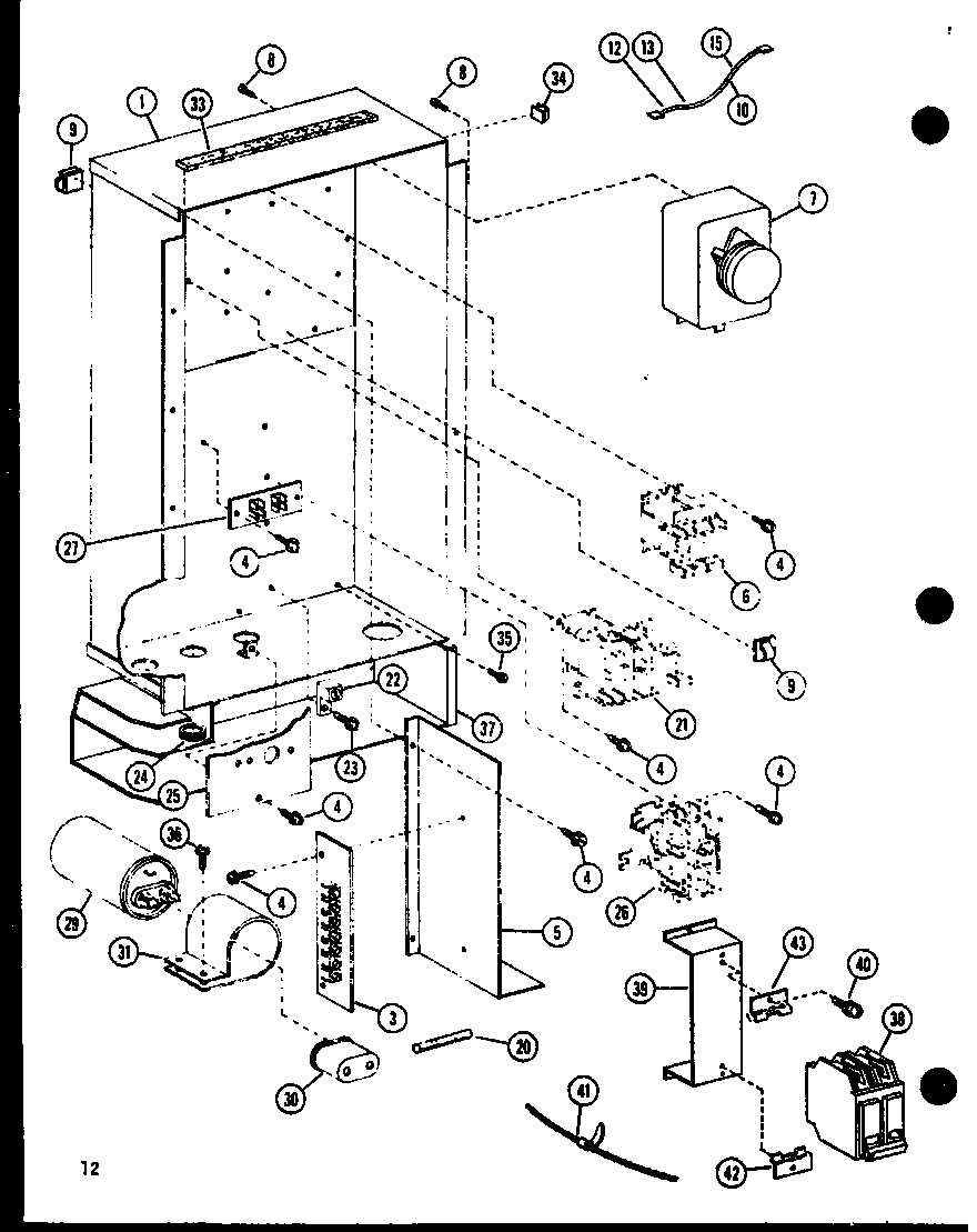 Amana ERHQ48-W01C/P68056-16C control box diagram