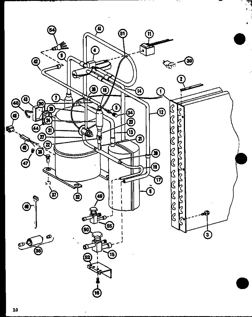 Amana ERHF42U01A/P9918401C (erhf48u01a/p9918403c) (erhf48u03a/p9918404c) diagram