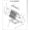 Amana SCFH30AOVA/P1167602C "a" coil assembly (scfh24aova/p1167601c) (scfh30aova/p1167602c) (scfh36aova/p1167603c) (scfh42auma/p9918510c) (scfh42aova/p1167701c) (scfh48auma/p9918511c) (scfh48aova/p1167702c) (scfh60auma/p9918512c) diagram