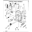Amana ZRHF42U01B/P1155510C control panel assembly diagram