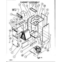 Amana BHAA30T002B/P1109707C cabinet assembly diagram