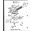 Amana PKH3-1H/P55196-17C auxiliary heater parts diagram
