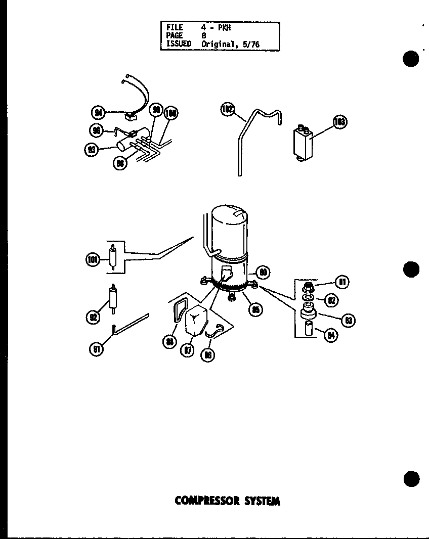 Amana PKH5-1W/P55600-15C compressor system (pkh2-1w/p55600-1c) (pkh2-1w/p55600-9c) (pkh2.5-1w/p55600-2c) (pkh2.5-1w/p55600-10c) (pkh3-1w/p55600-3c) (pkh3-1w/p55600-11c) diagram