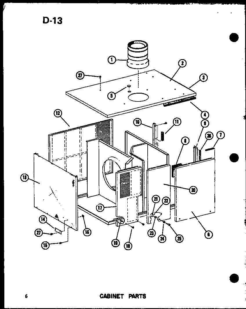 Amana EPCG6012-3C/P67470-26C cabinet parts (epcg2408-1c/p67470-14c) (epcg3010-1c/p67470-15c) (epcg3612-1c/p67470-16c) diagram