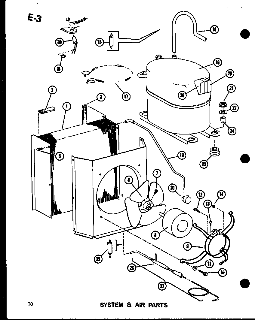 Amana EPCG6012-3C/P67470-26C system & air parts (epcg2408-1c/p67470-14c) (epcg3010-1c/p67470-15c) (epcg3612-1c/p67470-16c) diagram