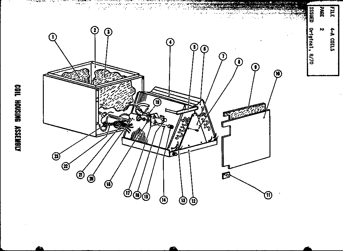 Amana C58380-24 coil housing assembly (ea29x/p5819705c) (ea35x/p5819706c) (ea48xh/p5279905c) (ea58xh/p5279906c) diagram