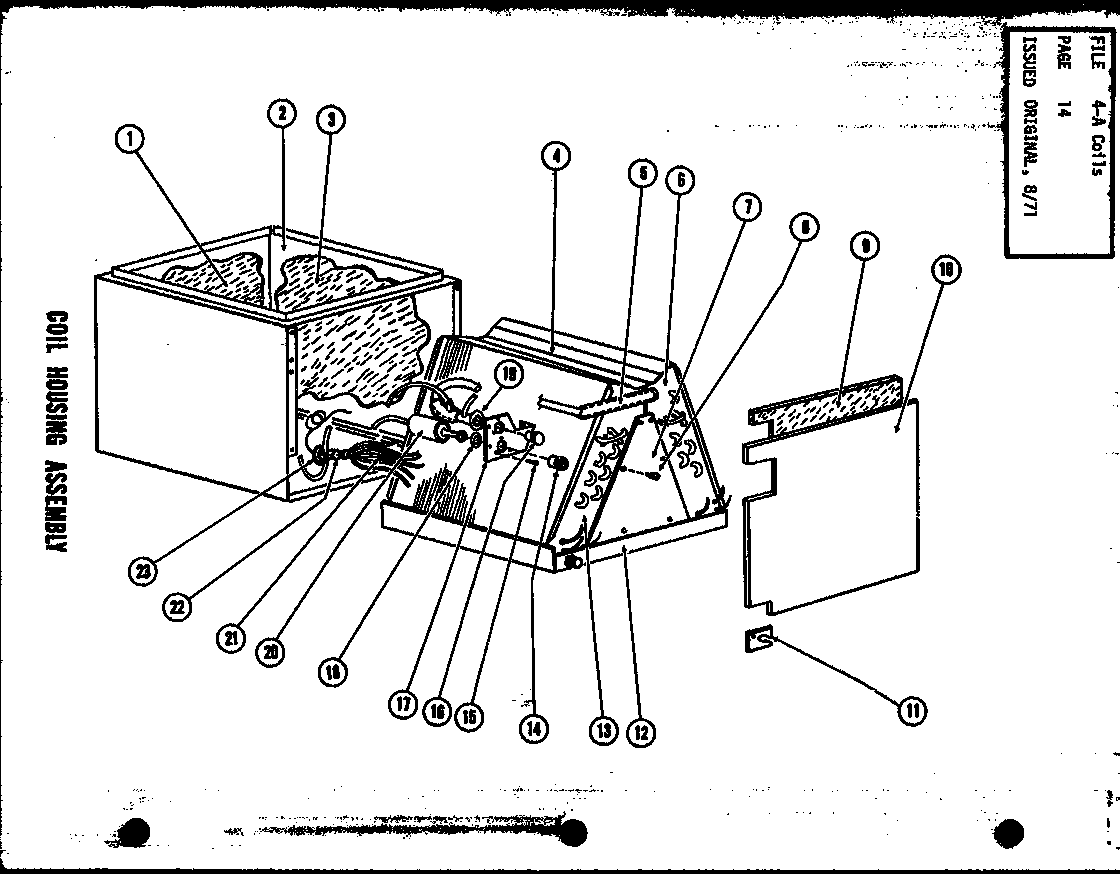 Amana C58380-24/P58380-24C coil housing assembly (ea29x/p58197-5c) (ea35x/p58197-6c) (ea48xh/p52799-5c) (ea58xh/p52799-6c) diagram