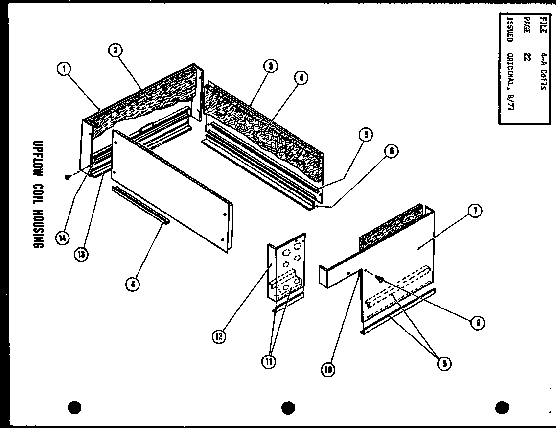 Amana C58380-24/P58380-24C upflow coil housing (c58380-12/p58380-12c) (c58380-16/p58380-16c) (c58380-20/p58380-20c) (c58380-24/p58380-24c) diagram