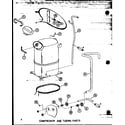 Amana CR2-1/P55200-54C compressor and tubing parts (cr2.5-1/p55200-8c) (cr2-1/p55200-54c) diagram