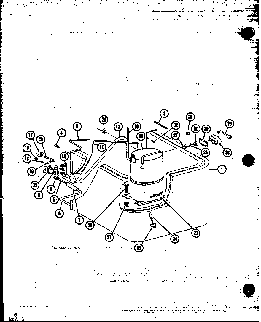 Amana ERCF36-U01B/P67471-4C (ercf18-u01a/p67471-1c) (ercf24-u01a/p67471-2c) (ercf30-u01a/p67471-3c) (ercf36-u01b/p67471-4c) (ercf36-u01a/p67471-5c) diagram