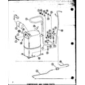 Amana CRF2.5-1J/P67850-10C compressor and tubing parts diagram
