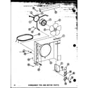 Amana CRF2.5-1J/P67850-10C condenser fan and motor parts diagram