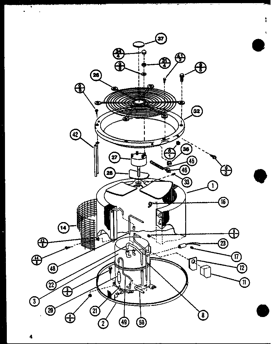Amana ARCF60U03B/P9917921C preform coil assembly diagram