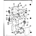 Amana ARCF48U03B/P9917920C control assembly diagram